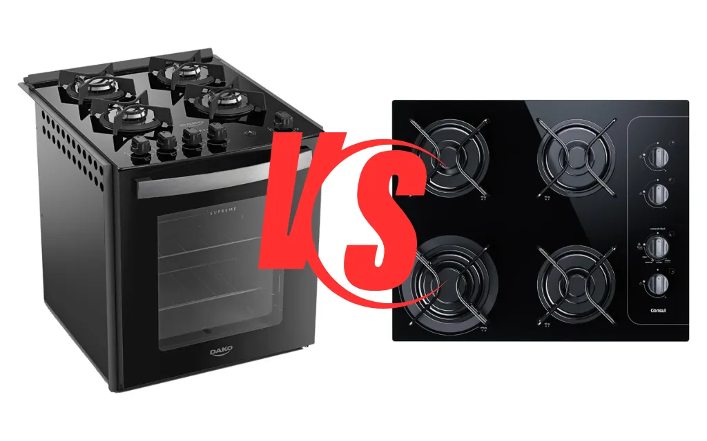 fogão de embutir ou cooktop qual o melhor